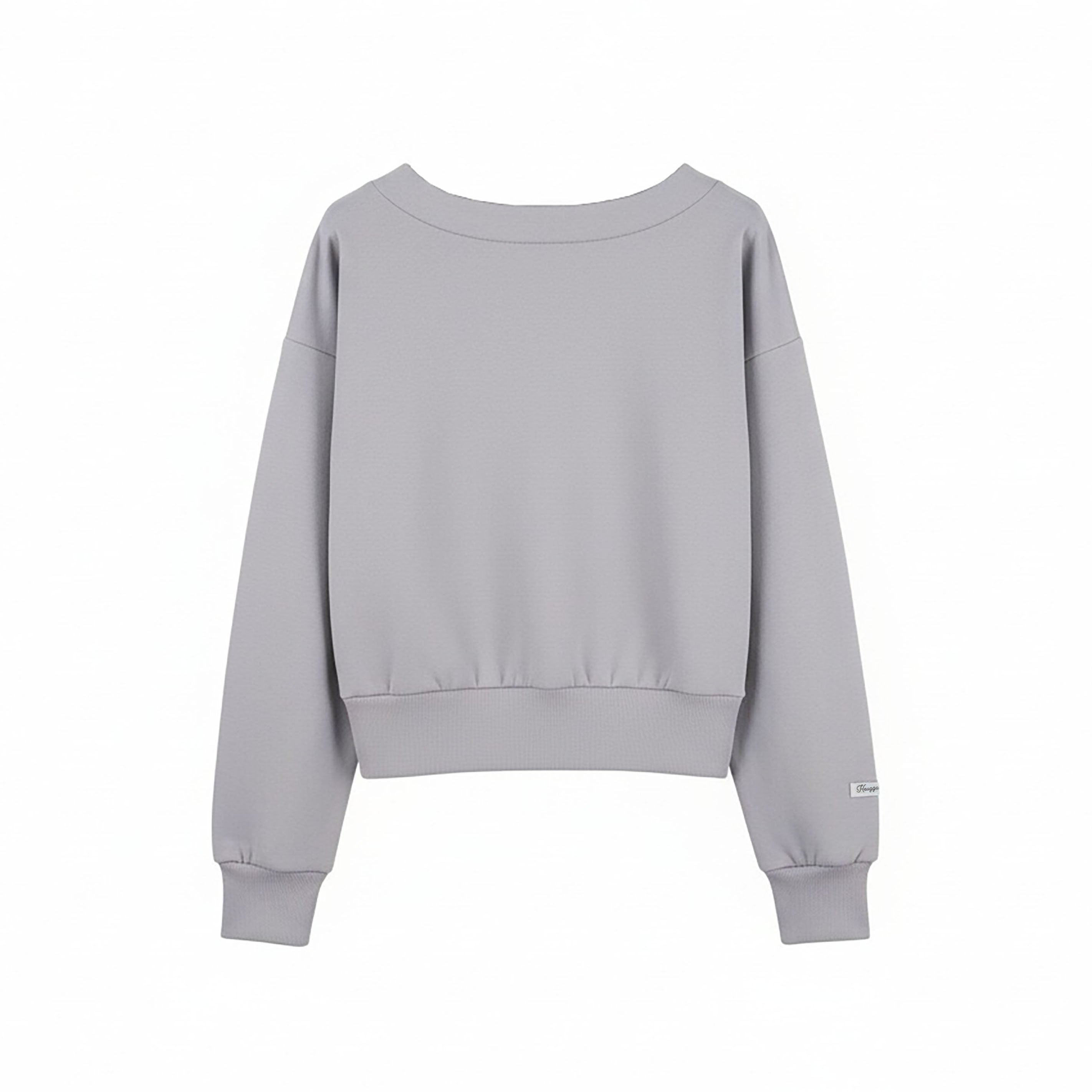 Cropped Cardigan Cotton Fleece