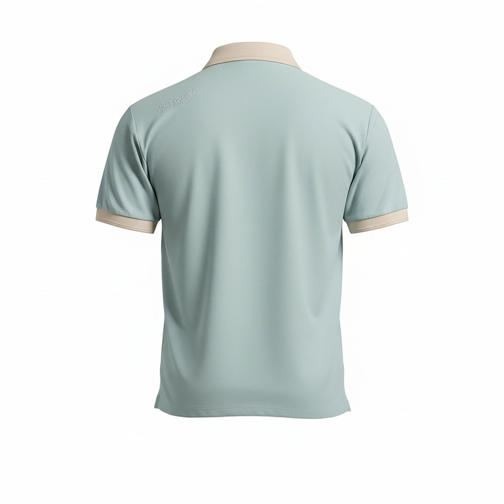 Boxy Dual Tone Polo Shirt