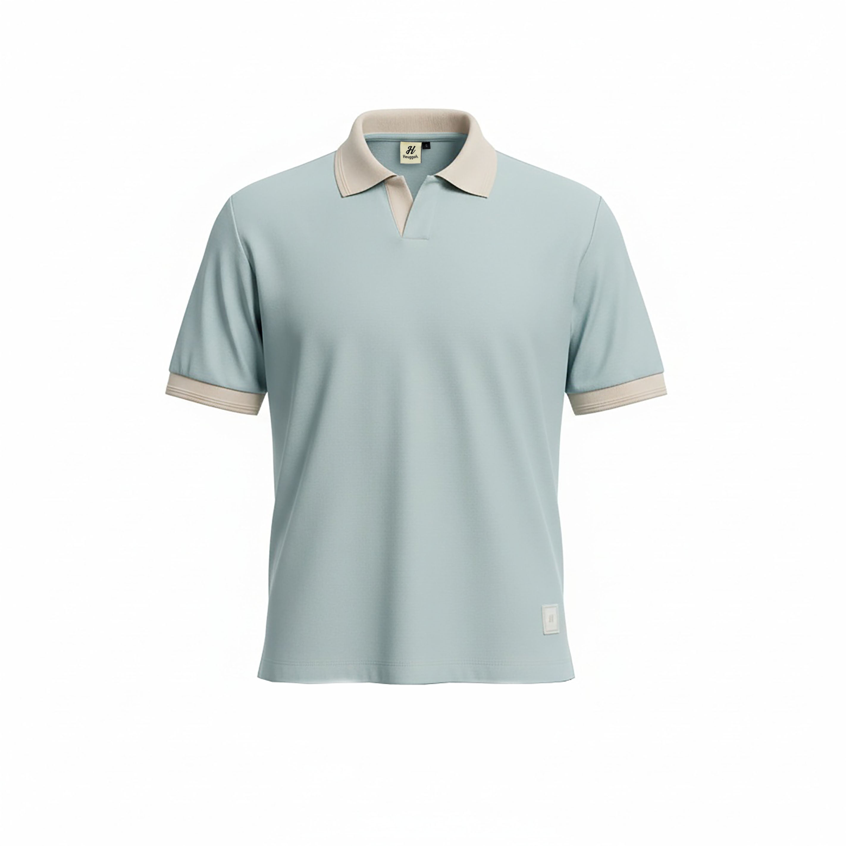 Boxy Dual Tone Polo Shirt