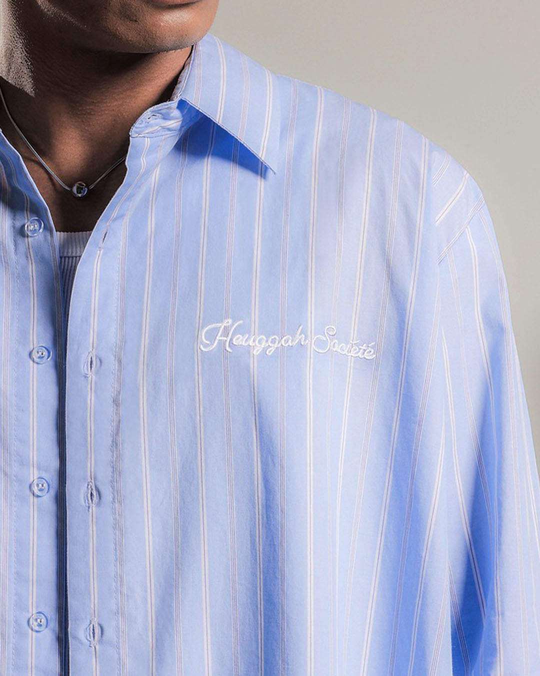 Heuggah Oversized Striped Shirt